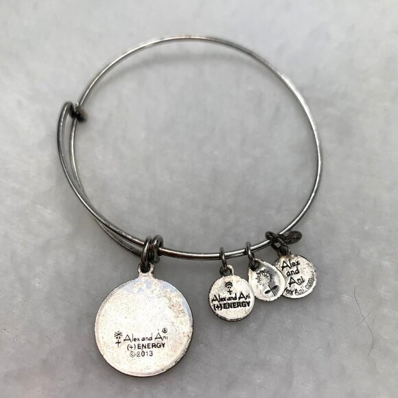 Alex and Ani Class of 2013 Charm Bracelet - Expands 2"- 3.5" - Picture 2 of 2